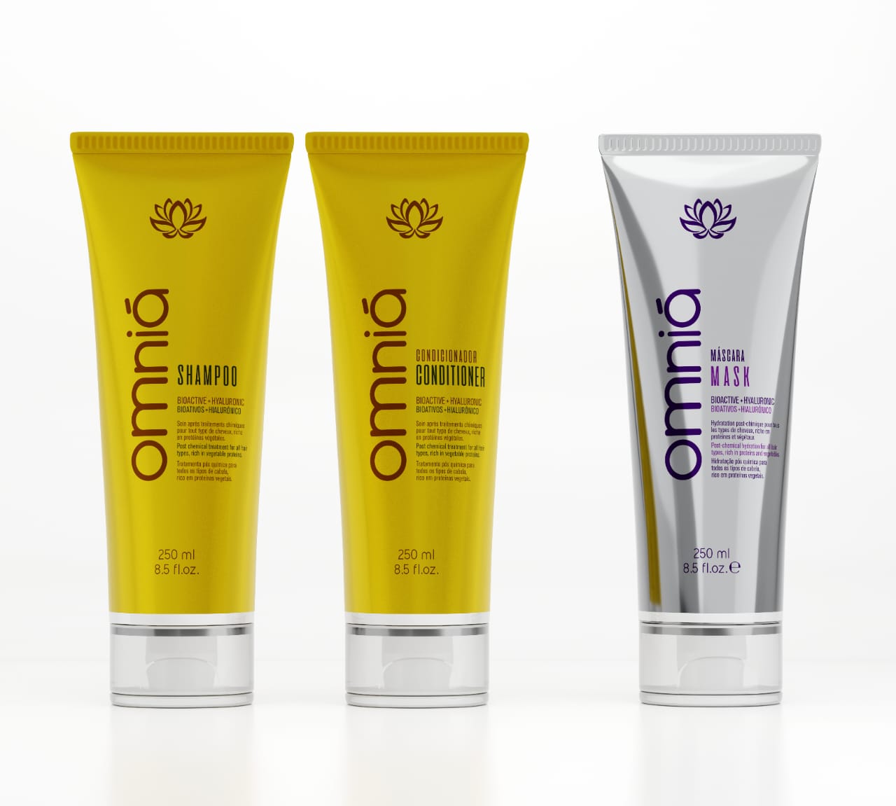 OMNIA Kit Shampoo+Conditioner+Mask PITANGA 3x250ML